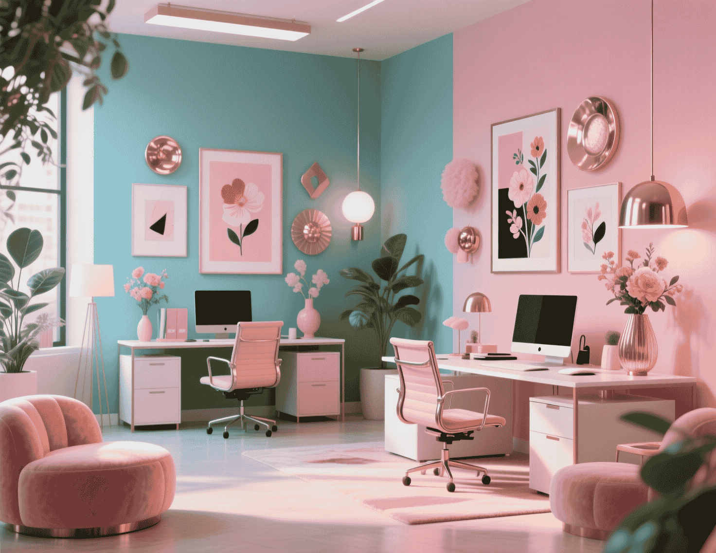 Girly Office Decor Ideas