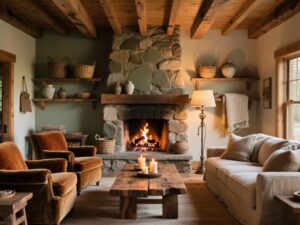 Cozy Living Rooms with Fireplace