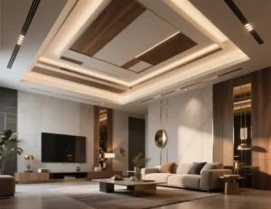 False Ceiling Designs for Living Room