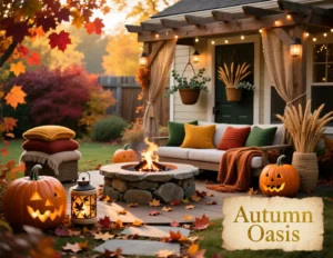 Fall Backyard Decor