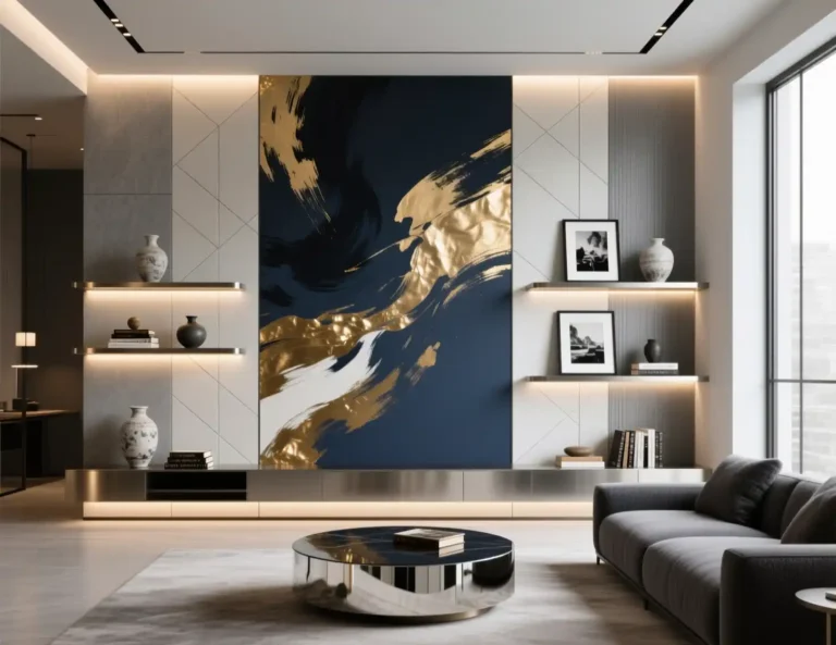 Latest Wall Designs for Living Room