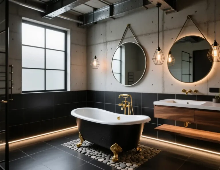 Modern Industrial Bathroom Design