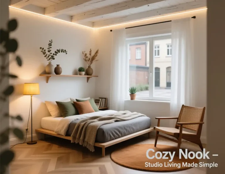 Studio Apartment Bedroom