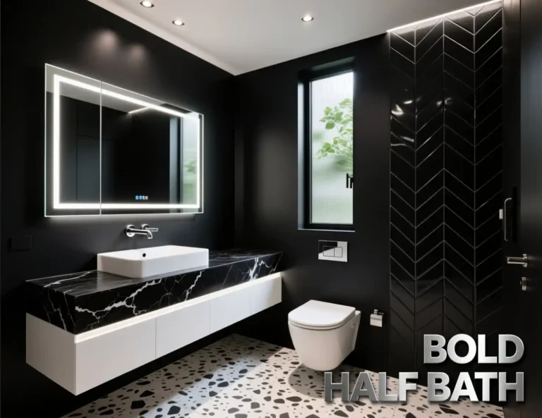 Bold Half Bathroom Ideas