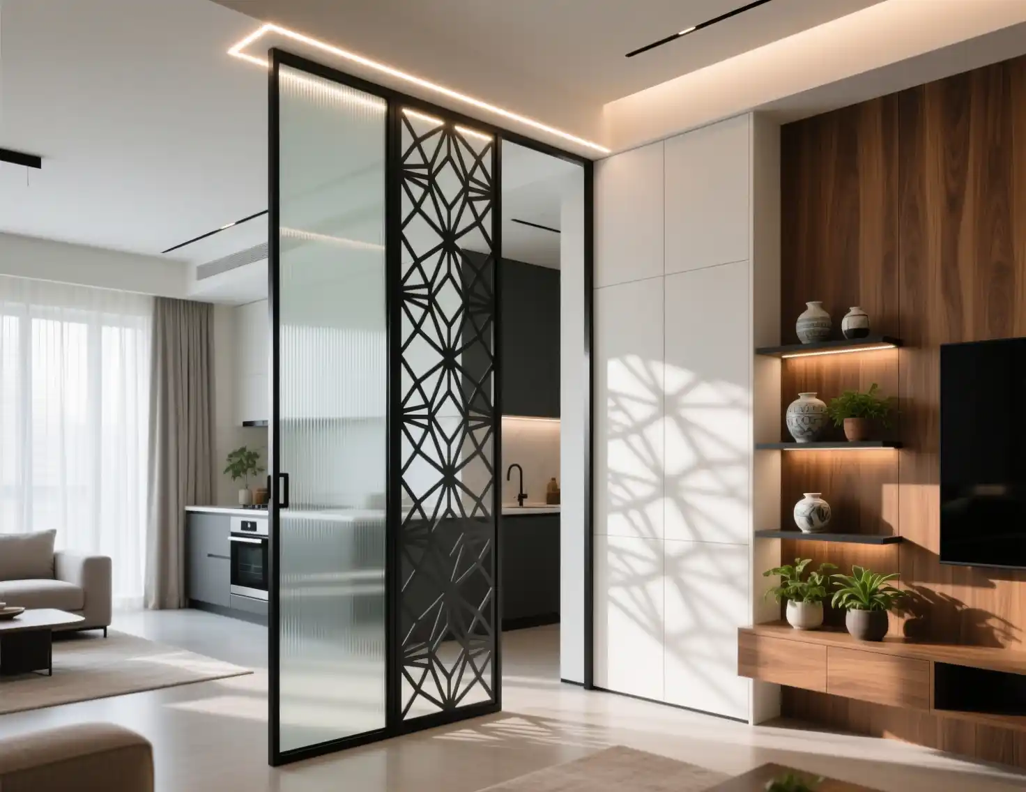 Latest Partition Designs for Living Room