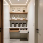 Narrow Pantry Organization