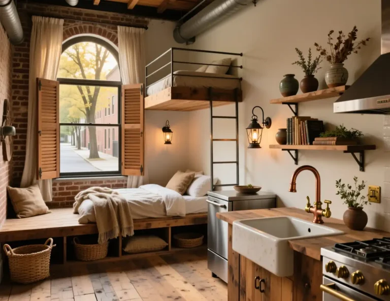 Rustic Studio Apartment Ideas
