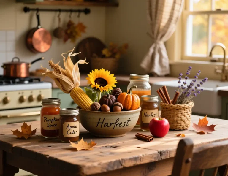Fall Kitchen Table Decor Ideas