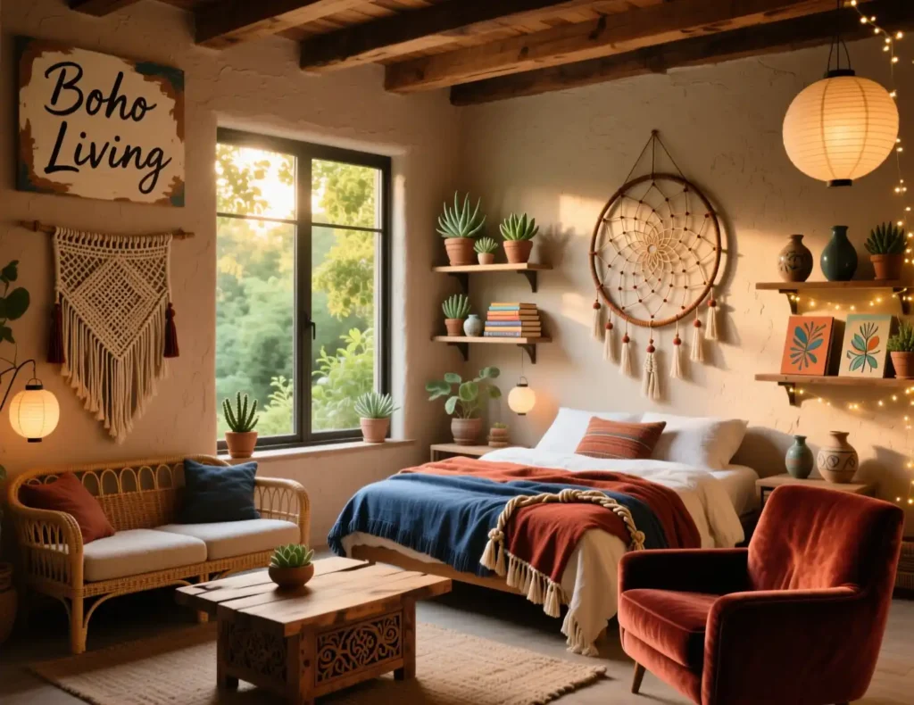 Boho Studio Apartment Ideas