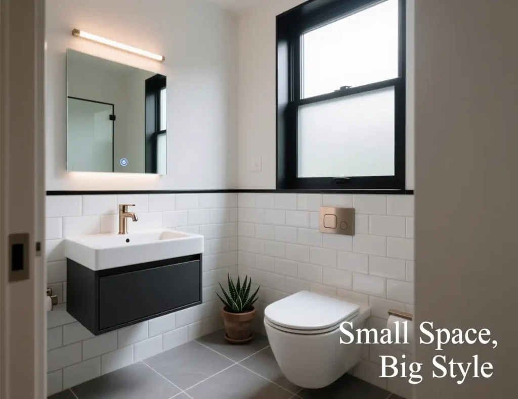 Small Half Bathroom Ideas on a Budget