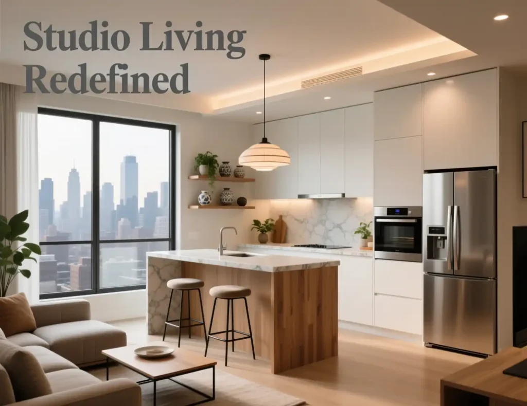 Studio Apartment Ideas with Kitchen