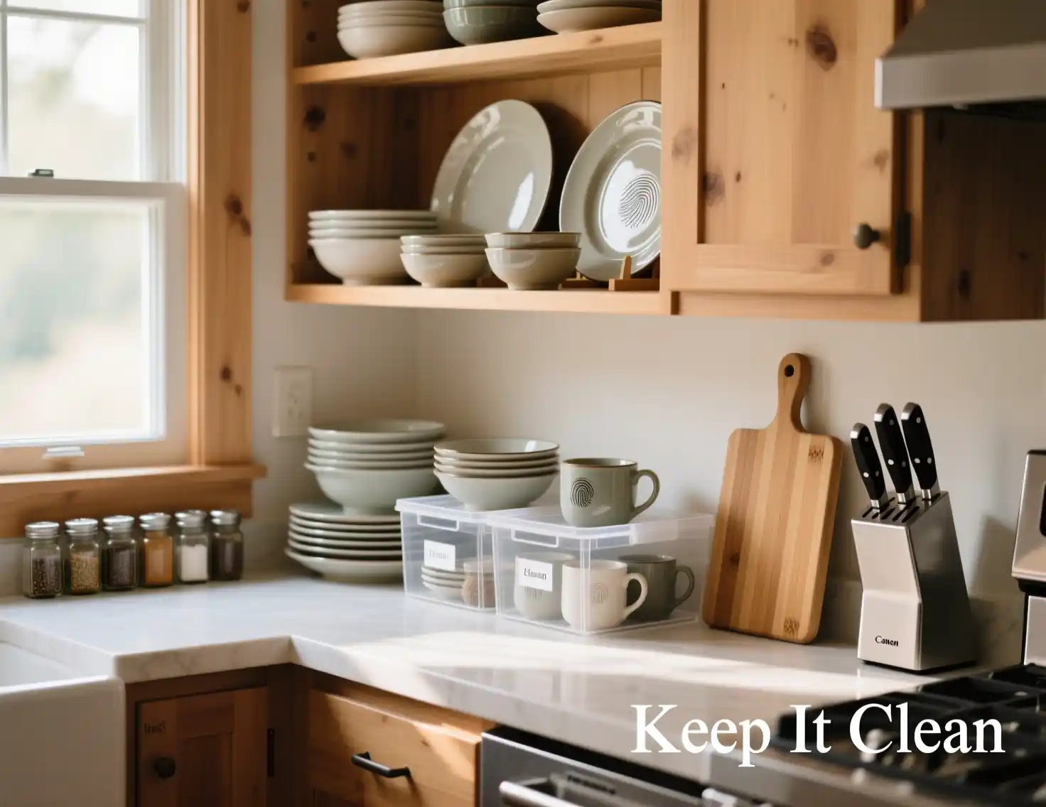 Kitchen Dishes Organization
