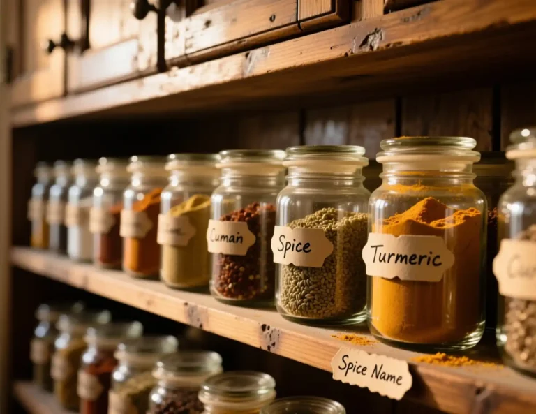 Pantry Spice Organization