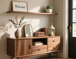 Entryway Cabinet Decor