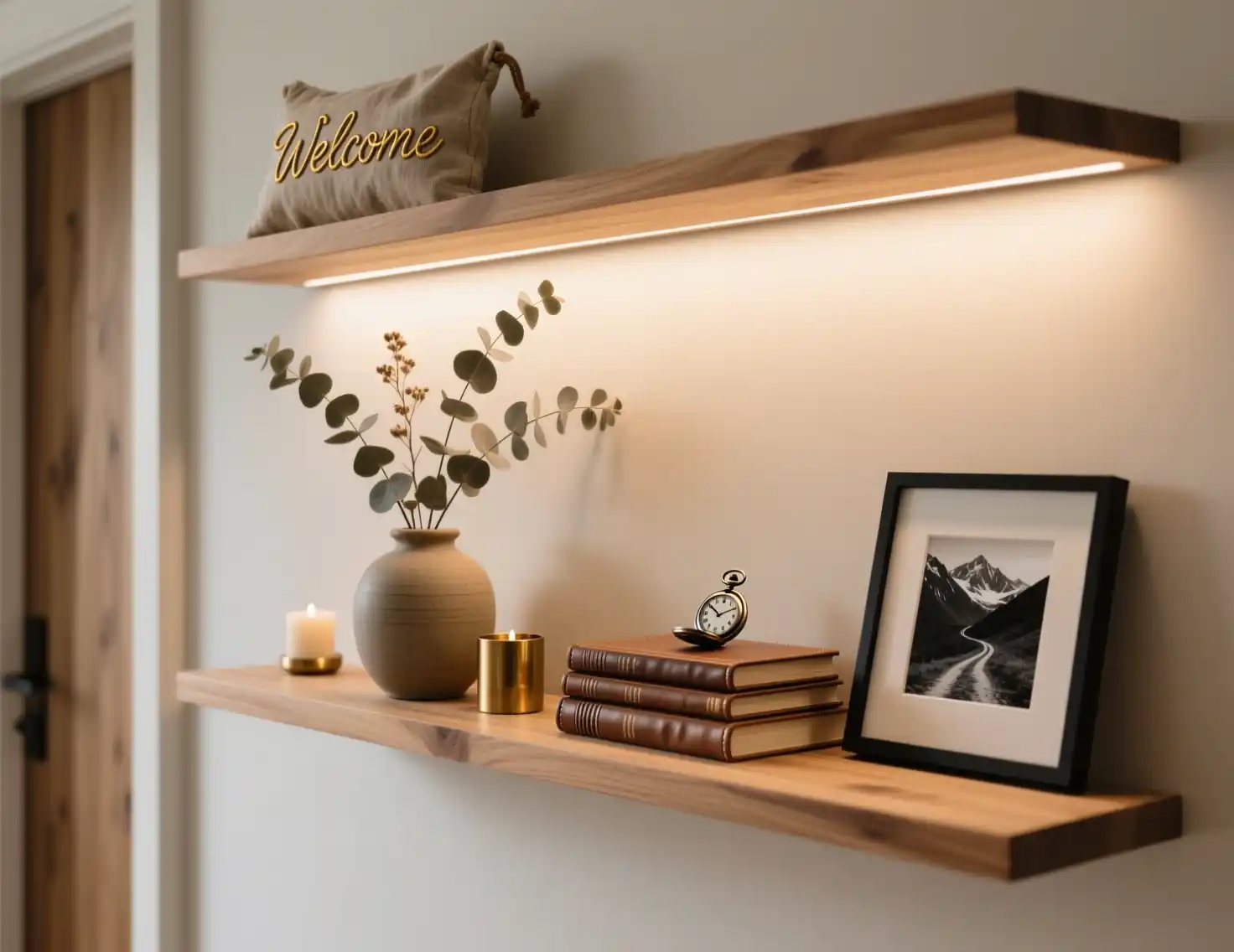 Entryway Shelf Decor Ideas