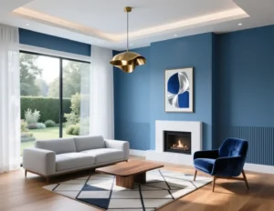 Blue Living Room Designs