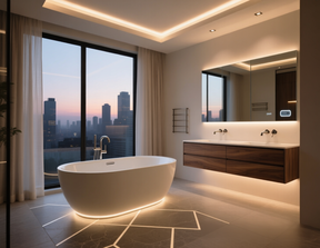 Modern Bathroom Design with Bathtub