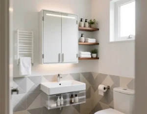 Small Half Bathroom Storage Ideas
