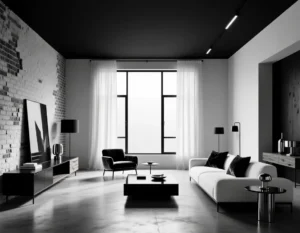 Black & White House Interior Ideas