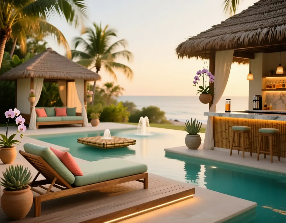 Pool Deck Furniture Ideas