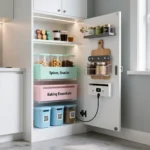 Small Corner Pantry Organization