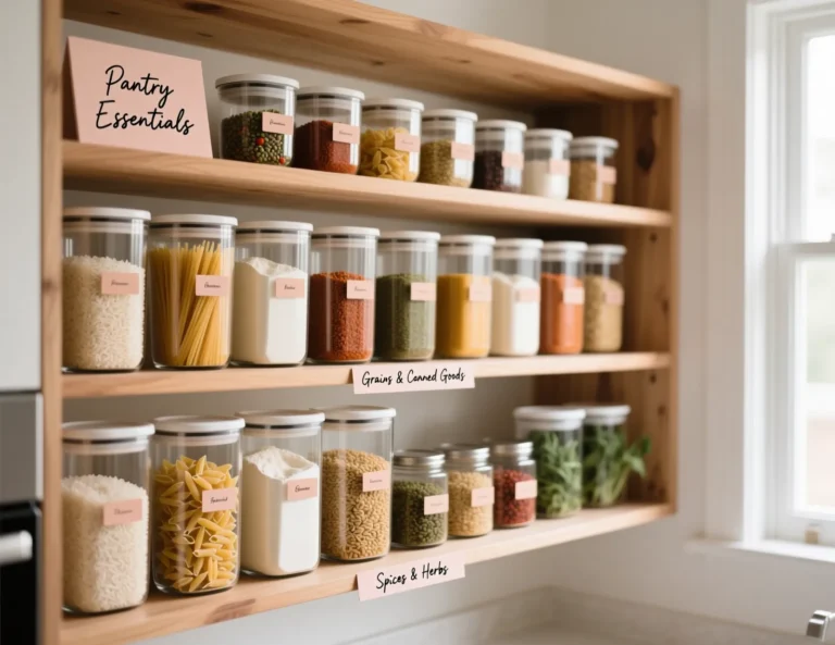 Pantry Container Organization