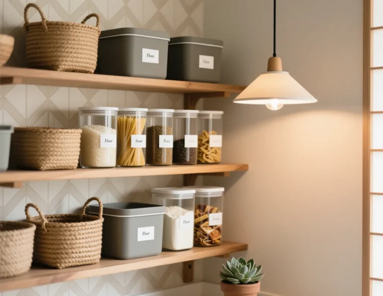 Corner Pantry Organization