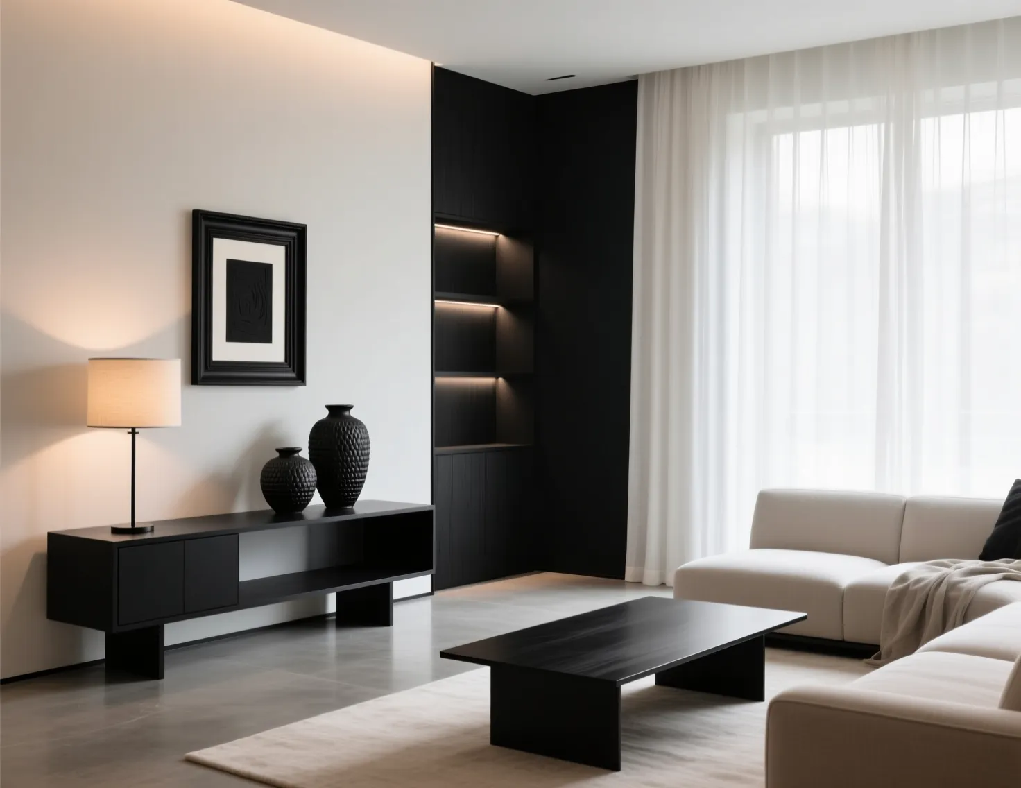 Black House Aesthetic Interior