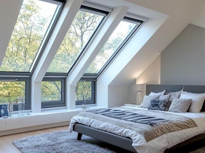 Attic Bedroom Ideas Angled Ceilings