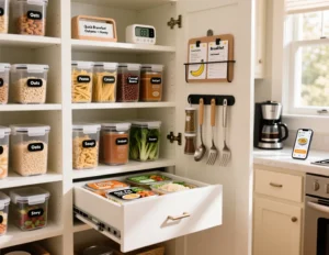 Pantry Cupboard Organization
