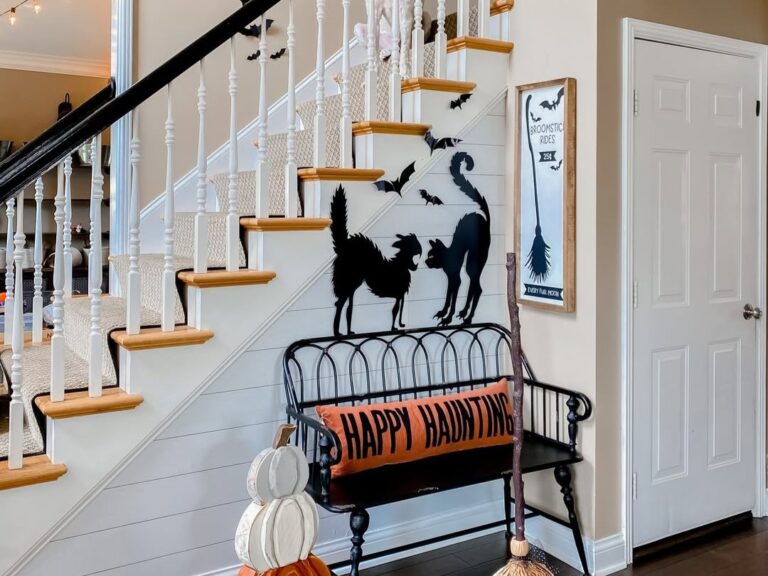 Black Bench Entryway