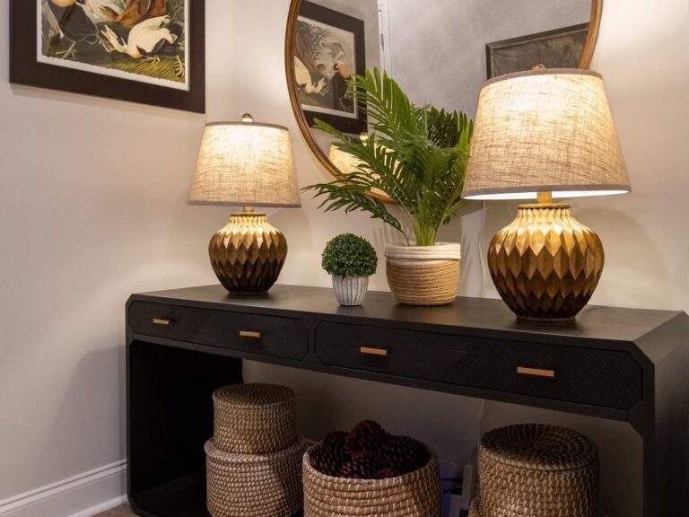 Black Entryway Table