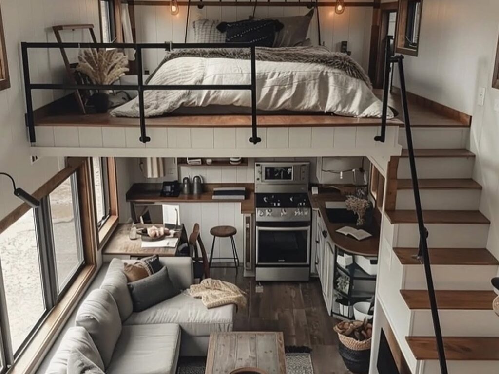 Small Loft Bedroom