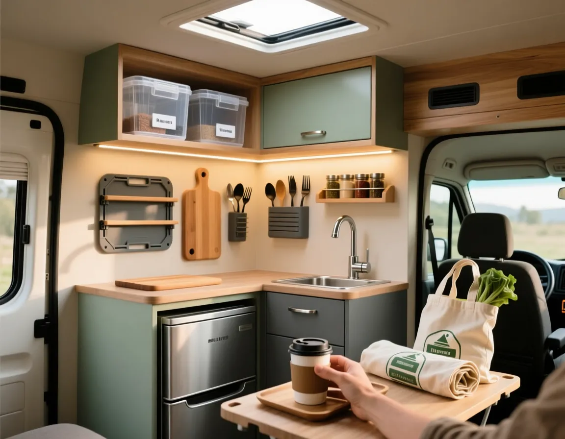 Camper Pantry Organization