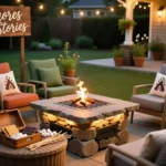 Patio Furniture with Fire Pit Table