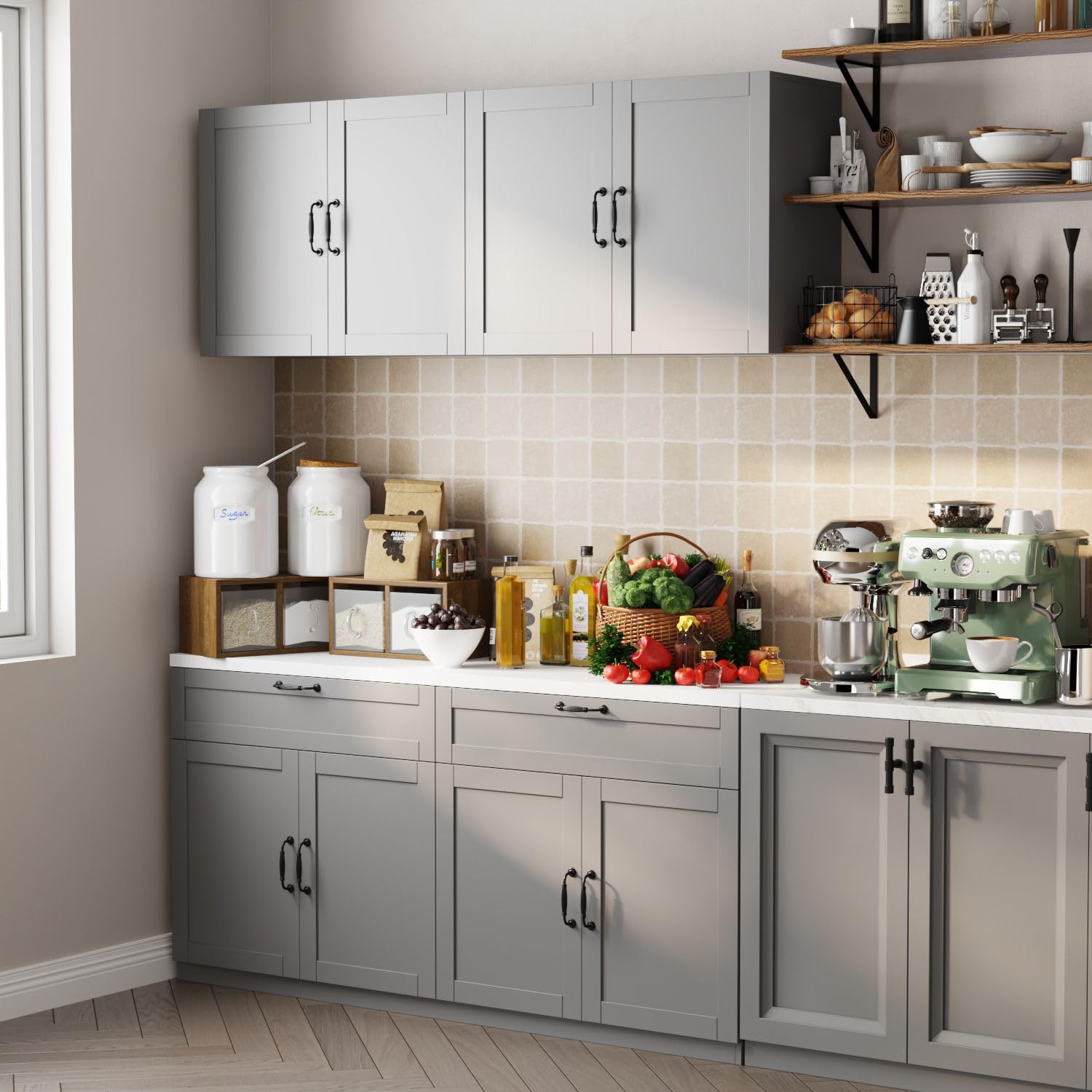 Built In Pantry Cabinet Wall Ideas