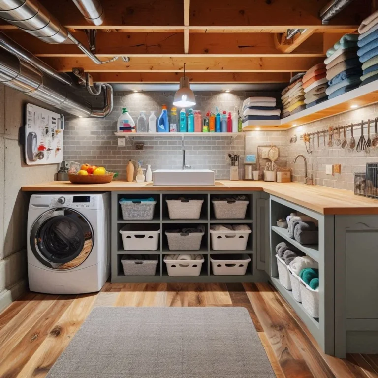 Basement Laundry Room