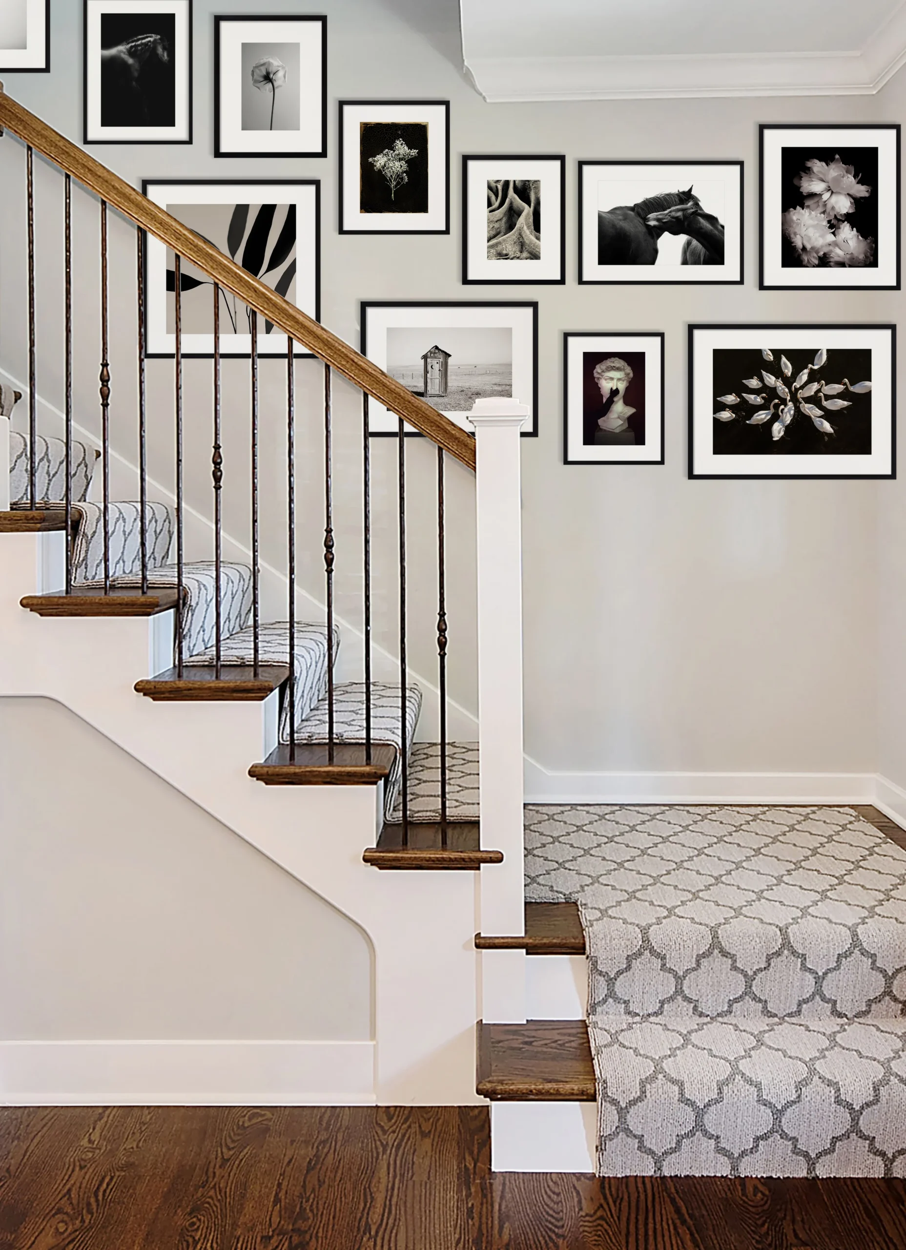 Staircase Wall Decor Ideas